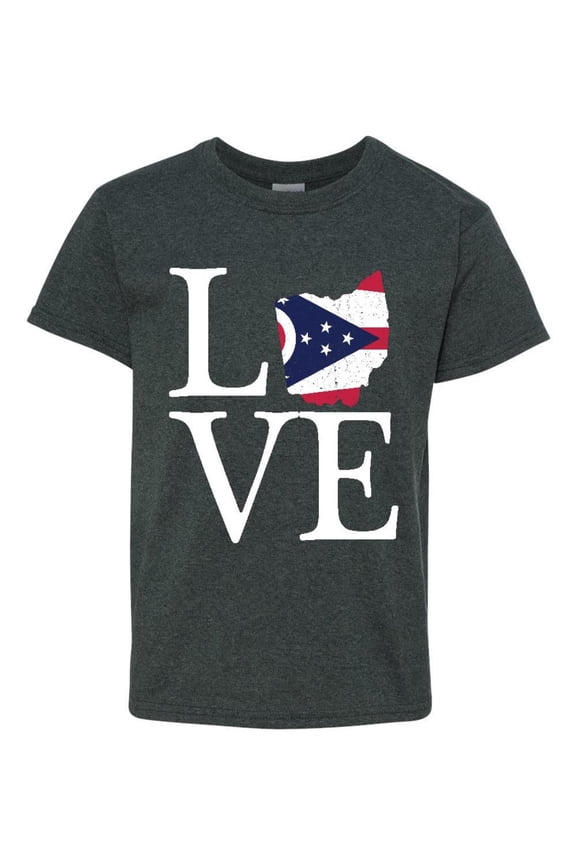 - Big Boys T-Shirts and Tank Tops, up to Big Boys Size 24 - Ohio Flag