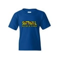 thumbnail image 1 of Normal is Boring - Big Boys T-Shirts and Tank Tops, up to Big Boys Size 24 - Softball Play Hard or Go Home, 1 of 5