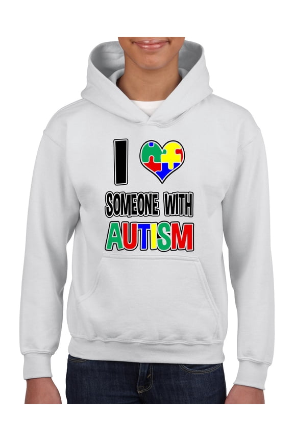 - Big Girls Hoodies and Sweatshirts, up to Big Girls Size 24 - Autism Awareness