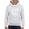 thumbnail image 1 of Normal is Boring - Big Girls Hoodies and Sweatshirts, up to Big Girls Size 24 - Beach Please, 1 of 5