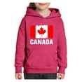 thumbnail image 1 of Normal is Boring - Big Girls Hoodies and Sweatshirts, up to Big Girls Size 24 - Canada Flag, 1 of 5