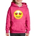 thumbnail image 1 of Normal is Boring - Big Girls Hoodies and Sweatshirts, up to Big Girls Size 24 - Emoji Heart-Shaped Eyes, 1 of 5