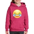thumbnail image 1 of Normal is Boring - Big Girls Hoodies and Sweatshirts, up to Big Girls Size 24 - Emoji Laughing Tears, 1 of 5