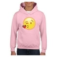 thumbnail image 1 of NIB - Big Girls Hoodies and Sweatshirts - Emoji Winky Face, 1 of 5