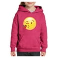 thumbnail image 1 of NIB - Big Girls Hoodies and Sweatshirts - Emoji Winky Face, 1 of 5