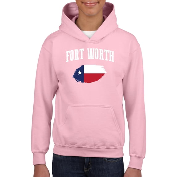 NIB - Big Girls Hoodies and Sweatshirts - Fort Worth Texas Flag