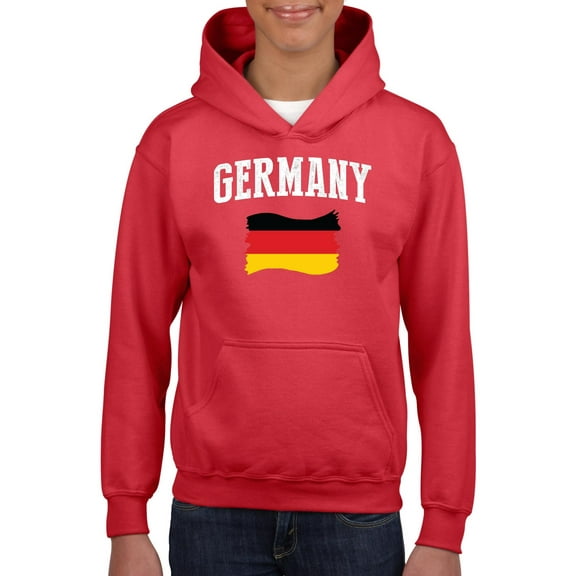 NIB - Big Girls Hoodies and Sweatshirts - Germany Flag