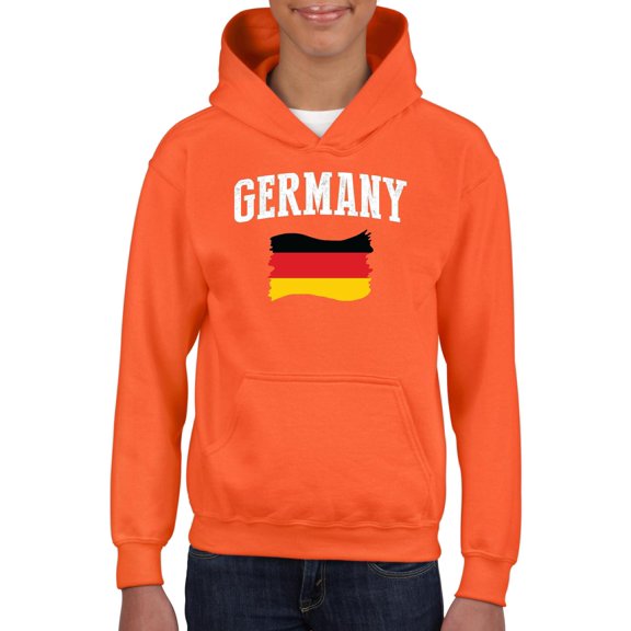NIB - Big Girls Hoodies and Sweatshirts - Germany Flag