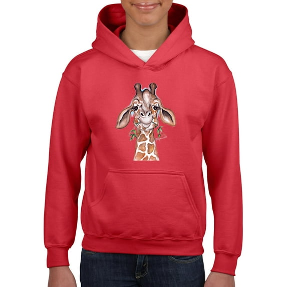 Normal is Boring - Big Girls Hoodies and Sweatshirts, up to Big Girls Size 24 - Giraffe
