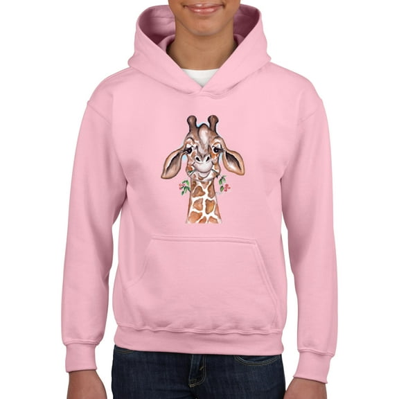 Normal is Boring - Big Girls Hoodies and Sweatshirts, up to Big Girls Size 24 - Giraffe
