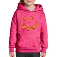 thumbnail image 1 of NIB - Big Girls Hoodies and Sweatshirts - Halloween Costume Pumpkin Face, 1 of 5
