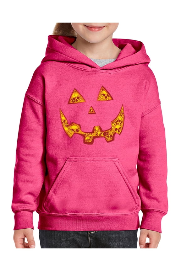 - Big Girls Hoodies and Sweatshirts - Halloween Costume Pumpkin Face