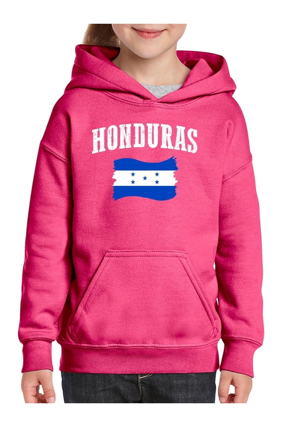 - Big Girls Hoodies and Sweatshirts, up to Big Girls Size 24 - Honduras Flag
