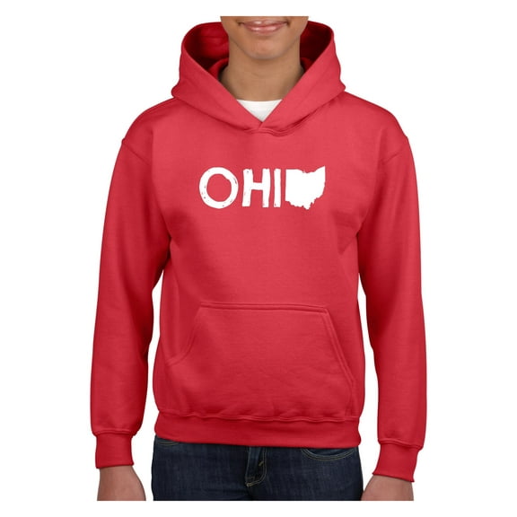 Normal is Boring - Big Girls Hoodies and Sweatshirts, up to Big Girls Size 24 - Ohio Map