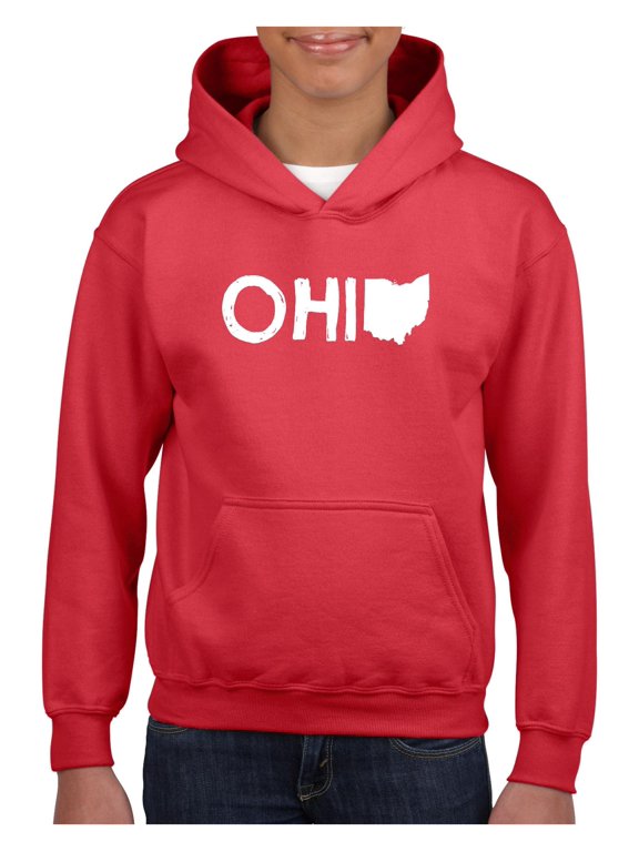 - Big Girls Hoodies and Sweatshirts, up to Big Girls Size 24 - Ohio Map