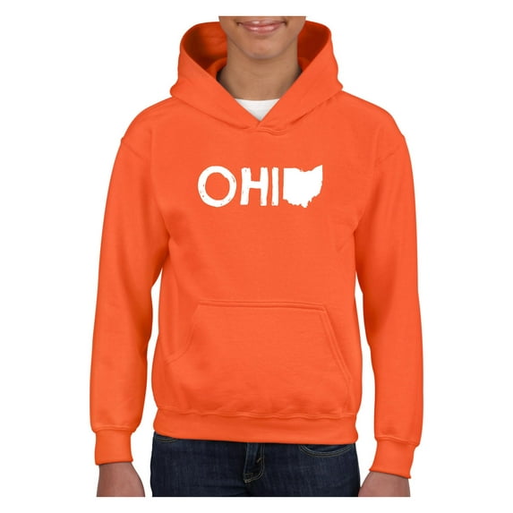 Normal is Boring - Big Girls Hoodies and Sweatshirts, up to Big Girls Size 24 - Ohio Map