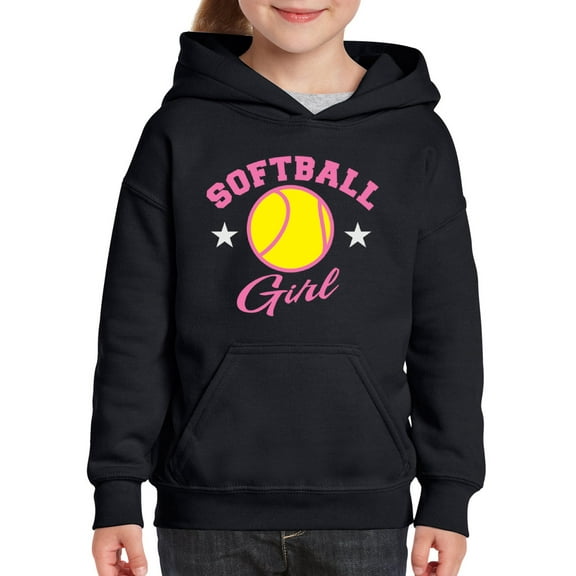 Normal is Boring - Big Girls Hoodies and Sweatshirts, up to Big Girls Size 24 - Softball Girl