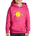 thumbnail image 1 of Normal is Boring - Big Girls Hoodies and Sweatshirts, up to Big Girls Size 24 - Softball Girl, 1 of 5