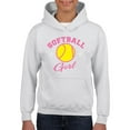 thumbnail image 1 of Normal is Boring - Big Girls Hoodies and Sweatshirts, up to Big Girls Size 24 - Softball Girl, 1 of 5
