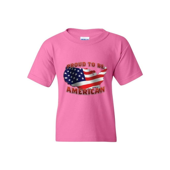 Normal is Boring - Big Girls T-Shirts and Tank Tops, up to Big Girls Size 24 - American Proud to Be US Flag