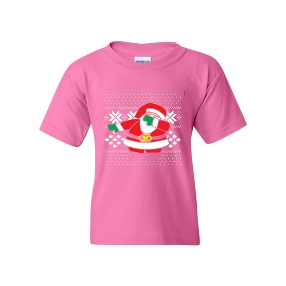 Normal is Boring - Big Girls T-Shirts and Tank Tops, up to Big Girls Size 24 - Christmas Dancing Santa