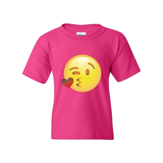 Normal is Boring - Big Girls T-Shirts and Tank Tops, up to Big Girls Size 24 - Emoji Winky Face