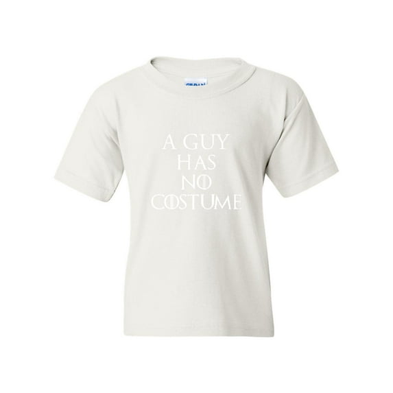 Normal is Boring - Big Girls T-Shirts and Tank Tops, up to Big Girls Size 24 - Halloween Costume Guy Has No Costume