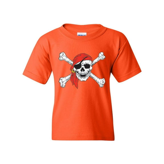 Normal is Boring - Big Girls T-Shirts and Tank Tops, up to Big Girls Size 24 - Jolly Roger Skull & Crossbones