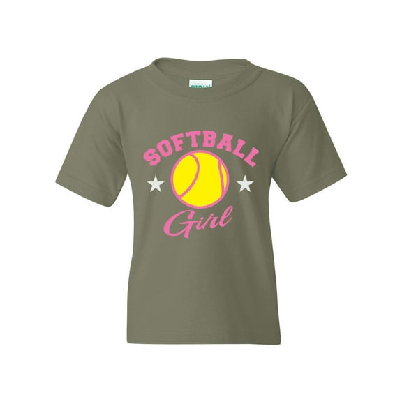 Normal is Boring - Big Girls T-Shirts and Tank Tops, up to Big Girls Size 24 - Softball Girl