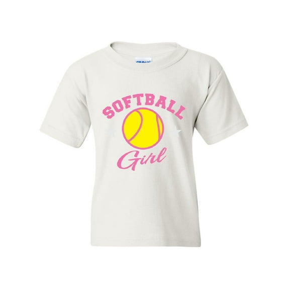 NIB - Big Girls T-Shirts and Tank Tops - Softball Girl