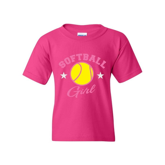 Normal is Boring - Big Girls T-Shirts and Tank Tops, up to Big Girls Size 24 - Softball Girl