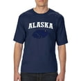 thumbnail image 1 of Normal is Boring - Big Men's T-Shirt, up to Tall Size 3XLT - Alaska Flag, 1 of 5