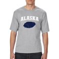 thumbnail image 1 of Normal is Boring - Big Men's T-Shirt, up to Tall Size 3XLT - Alaska Flag, 1 of 5