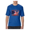 thumbnail image 1 of Normal is Boring - Big Men's T-Shirt, up to Tall Size 3XLT - American Proud to Be US Flag, 1 of 5