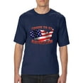 thumbnail image 1 of Normal is Boring - Big Men's T-Shirt, up to Tall Size 3XLT - American Proud to Be US Flag, 1 of 5
