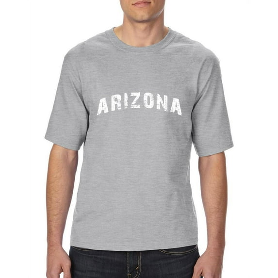 Normal is Boring - Big Men's T-Shirt, up to Tall Size 3XLT - Arizona