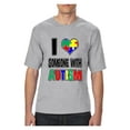 thumbnail image 1 of Normal is Boring - Big Men's T-Shirt, up to Tall Size 3XLT - Autism Awareness, 1 of 5