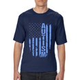 thumbnail image 1 of Normal is Boring - Big Men's T-Shirt, up to Tall Size 3XLT - Autism Flag, 1 of 5