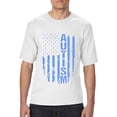 thumbnail image 1 of Normal is Boring - Big Men's T-Shirt, up to Tall Size 3XLT - Autism Flag, 1 of 5