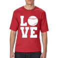 thumbnail image 1 of Normal is Boring - Big Men's T-Shirt, up to Tall Size 3XLT - Baseball, 1 of 5