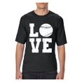 thumbnail image 1 of Normal is Boring - Big Men's T-Shirt, up to Tall Size 3XLT - Baseball, 1 of 5