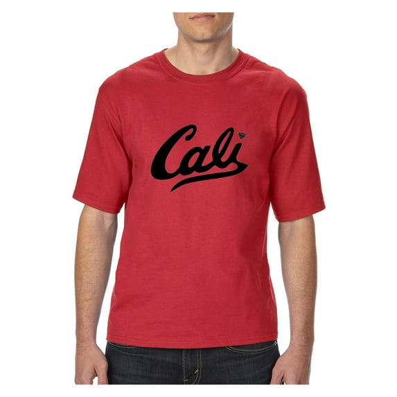 Normal is Boring - Big Men's T-Shirt, up to Tall Size 3XLT - California Cali