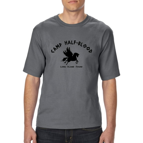 Normal is Boring - Big Men's T-Shirt, up to Tall Size 3XLT - Camp Half Blood Demigods