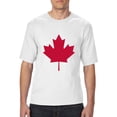 thumbnail image 1 of Normal is Boring - Big Men's T-Shirt, up to Tall Size 3XLT - Canada Leaf, 1 of 5
