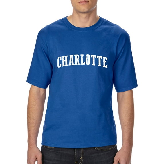 Normal is Boring - Big Men's T-Shirt, up to Tall Size 3XLT - Charlotte