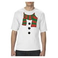 thumbnail image 1 of Normal is Boring - Big Men's T-Shirt, up to Tall Size 3XLT - Christmas Snowman Scarf, 1 of 5