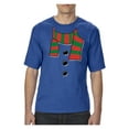 thumbnail image 1 of Normal is Boring - Big Men's T-Shirt, up to Tall Size 3XLT - Christmas Snowman Scarf, 1 of 5