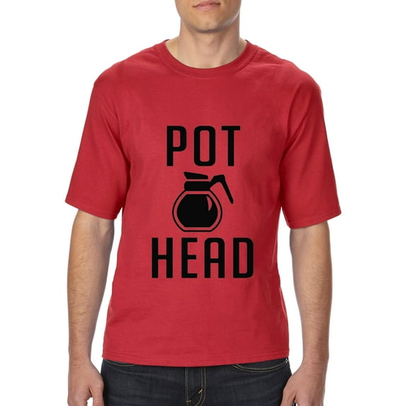 NIB - Big Men's T-Shirt - Coffee Pot Head