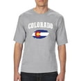 thumbnail image 1 of Normal is Boring - Big Men's T-Shirt, up to Tall Size 3XLT - Colorado Flag, 1 of 5