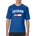 thumbnail image 1 of Normal is Boring - Big Men's T-Shirt, up to Tall Size 3XLT - Colorado Flag, 1 of 5